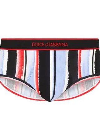Dolce & Gabbana трусы-брифы в вертикальную полоску