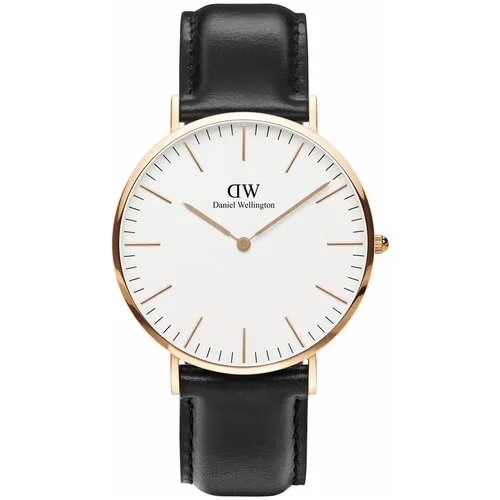 Наручные часы Daniel Wellington Classic, черный, белый