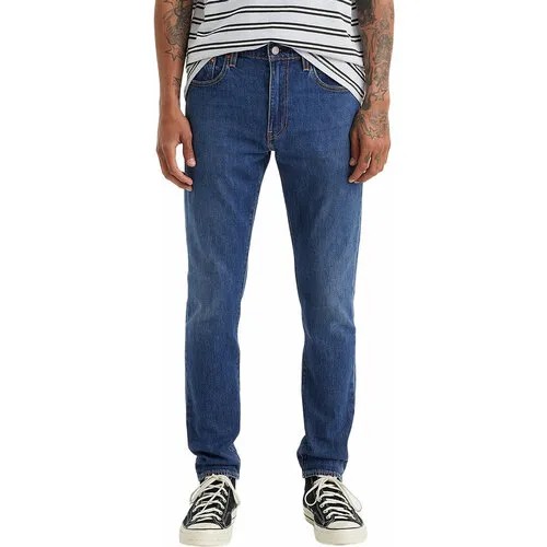 Джинсы зауженные Levi's Men 512 Slim Taper Fit Jeans, размер 31/32, синий