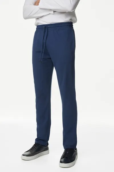 Спортивные брюки с боковыми карманами Marks & Spencer, синий