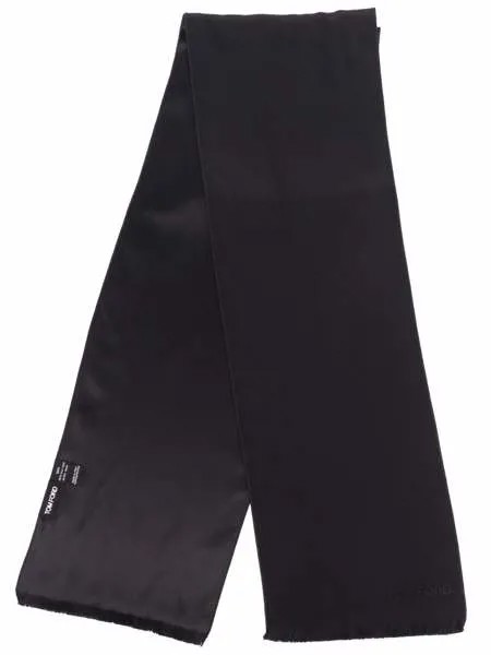 TOM FORD шелковый платок с вышитым логотипом