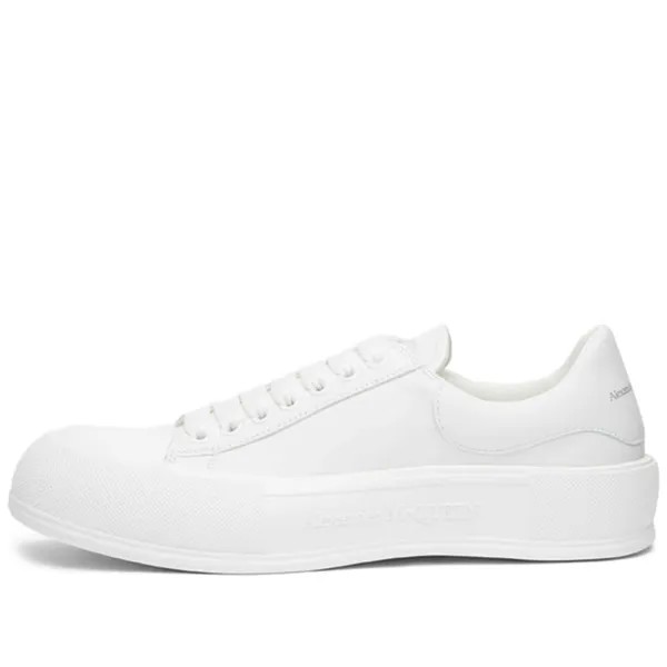 Кроссовки Alexander McQueen Leather Plimsole Sneaker