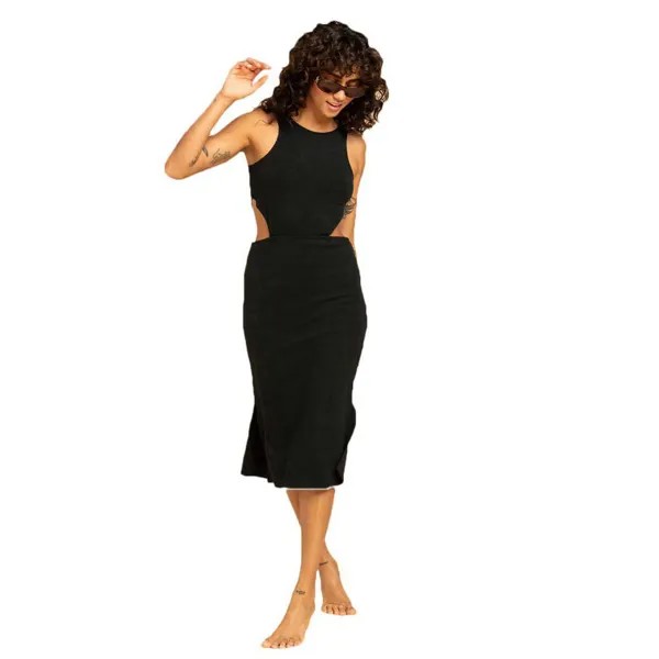Платье Billabong Sunup Midi, черный