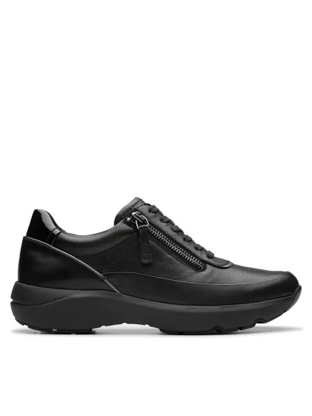 Кроссовки Tivoli Zip Clarks, черный