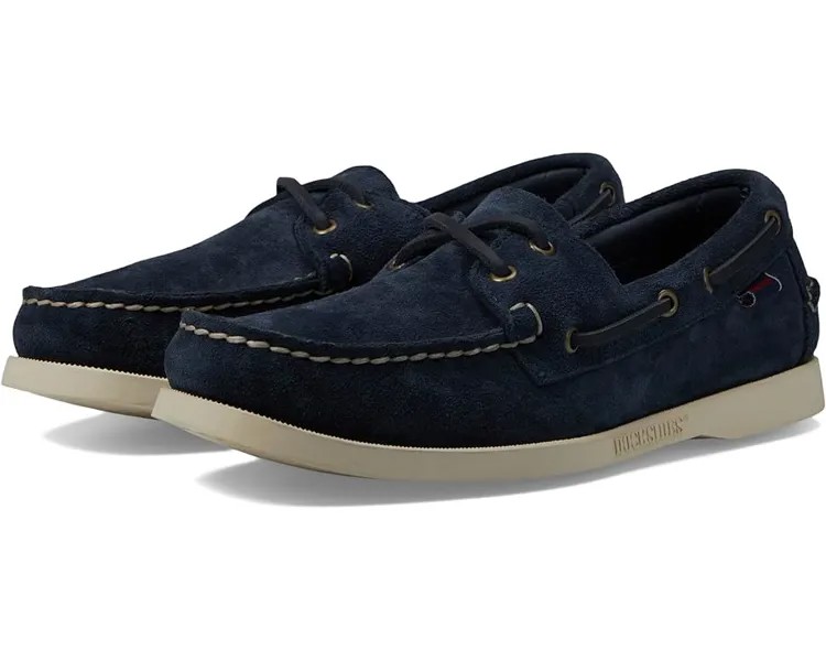 Топсайдеры Sebago Portland Rough Out, цвет Blue Navy