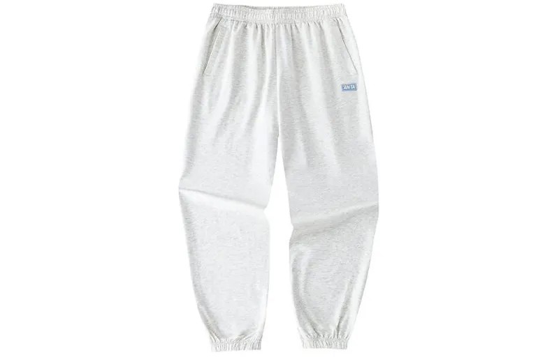 Трикотажные спортивные штаны Life Collection женские, цвет серый меланж Anta
