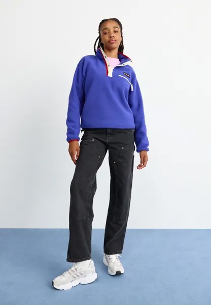 Флисовый свитер HELVETIA CROPPED HALF SNAP Columbia, синий