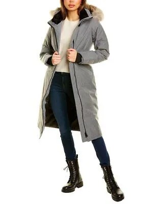 Женская пуховая парка Canada Goose Elrose серого цвета Xxs