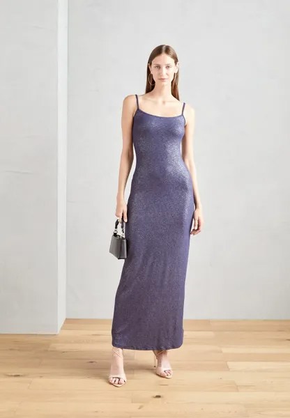 Вечернее платье Shimmer Slip Dress aerie, цвет navy