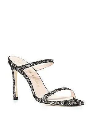 STUART WEITZMAN Женские золотые шлепанцы Aleena Square Toe Stiletto Slip On Slide 9 B