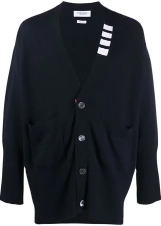 Thom Browne кардиган оверсайз с полосками 4-Bar