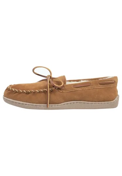 Топсайдеры HARDSOLE MOCCASINS Minnetonka, цвет light brown