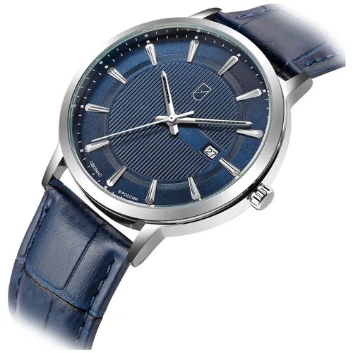 Наручные часы Mikhail Moskvin 1521A1L3, синий, серебряный