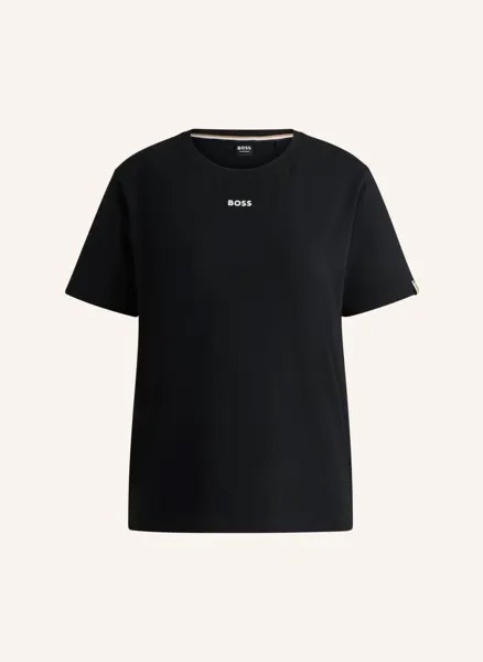 Пижамный топ ci_t-shirt стандартного кроя BOSS, черный