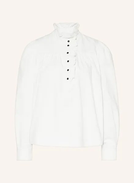 Блузка-рубашка omilac с рюшами Ba&Sh, белый