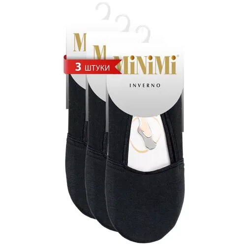 Подследники MiNiMi VELOUR (подследники с ворсом и силиконовым укреплением) Nero 35-38 (кмпл. 3шт.)