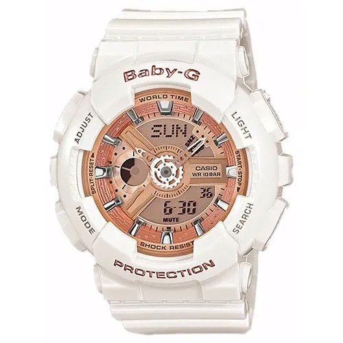 Наручные часы CASIO Baby-G BA-110-7A1, золотой, серый