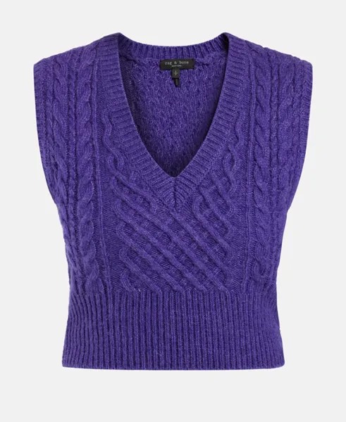 Пуловер без рукавов Rag & Bone, фиолетовый