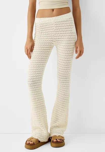 Брюки Bershka, цвет beige