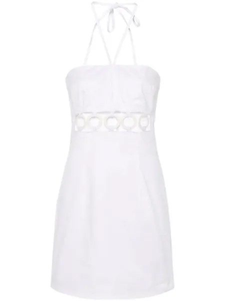 Джинсовое платье мини Woodstock Dsquared2, белый