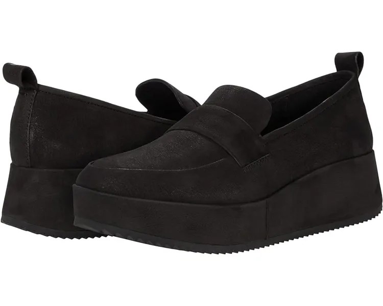 Лоферы Eileen Fisher Max, цвет Black Tumbled Nubuck