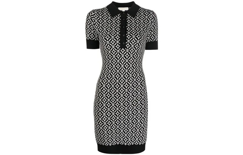 Michael Kors Женское платье с шортами и рукавами Michael Kors, цвет Black