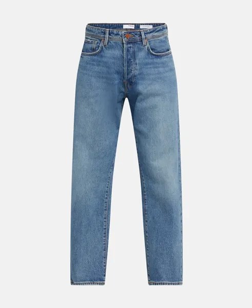 Органик прямые джинсы Selected Homme, синий