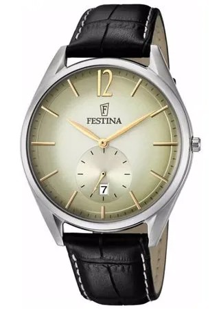 Наручные часы FESTINA, серебряный, зеленый