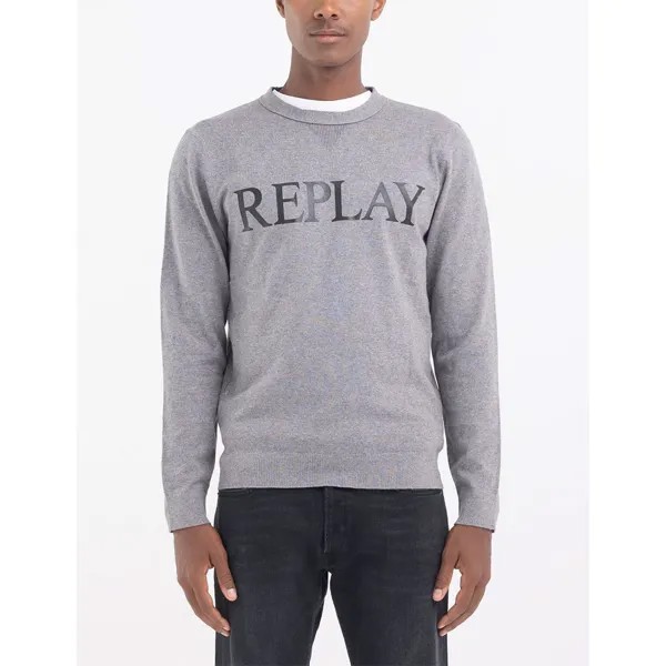 Свитер Replay UK2505.000.G23138 Crew Neck, серый