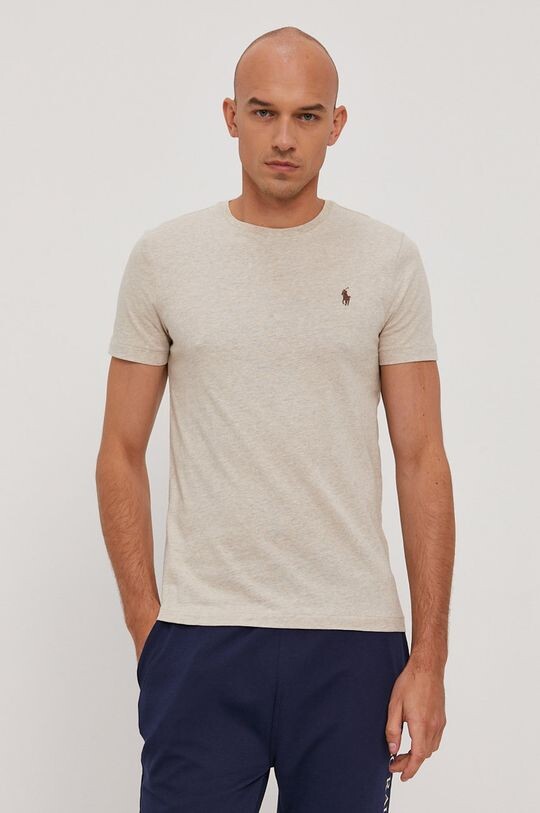 Футболка 710671438203 Polo Ralph Lauren, бежевый