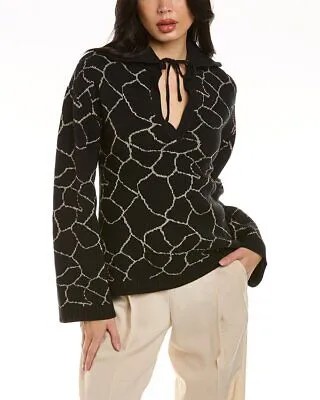 Donna Karan Вязаный женский пуловер S