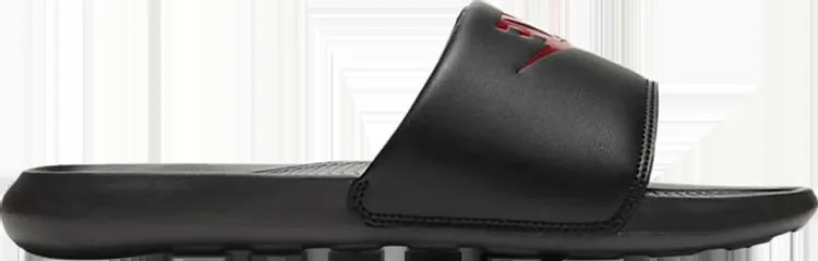 Сандалии Nike Victori One Slides 'Black Red', черный