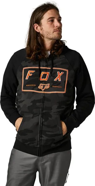 Толстовка FOX Badger Camo, черный/серый/желтый