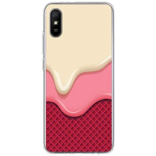 Силиконовый чехол с рисунком Маршмэллоу для Xiaomi Redmi 9A, Anycase PR0002237