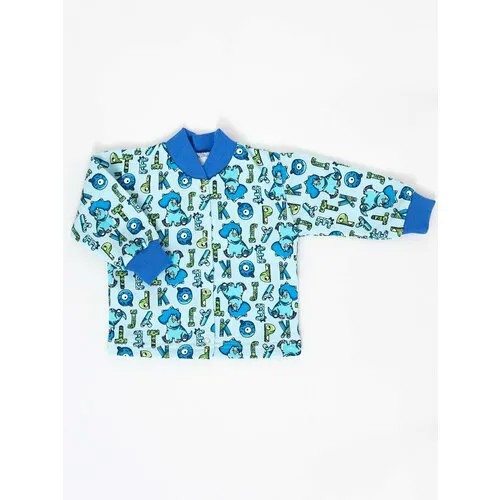 Пуловер Дети в цвете, размер 20-62, синий, голубой