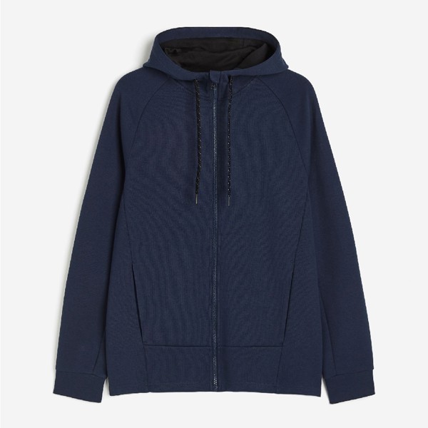 Толстовка H&M DryMove Activewear, темно-синий