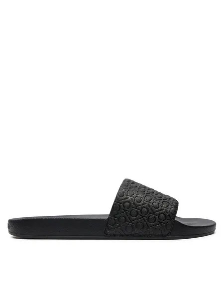 Шлепки Calvin Klein Pool Slide Mono, черный