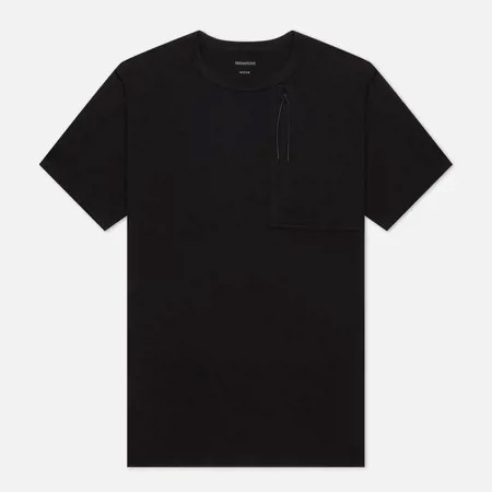 Мужская футболка maharishi Organic Travel Pocket, цвет чёрный, размер M