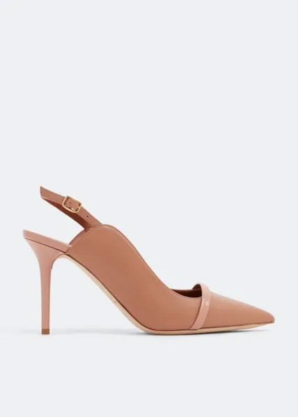 Туфли MALONE SOULIERS Marion slingback pumps, бежевый