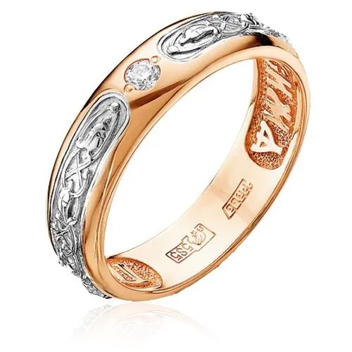 Кольцо даръ Кольцо из красного золота с бриллиантом (6000)