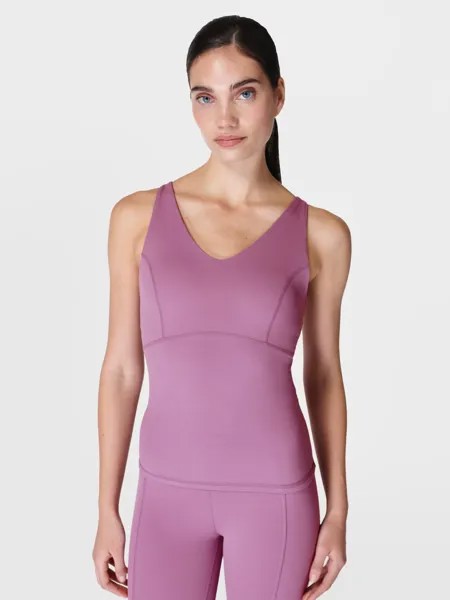 Супермягкая майка с бретелями на спине Sweaty Betty, Argyle Purple