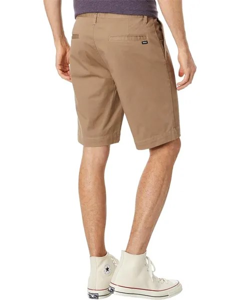 Шорты RVCA The Week-End Stretch Shorts, цвет Dark Khaki