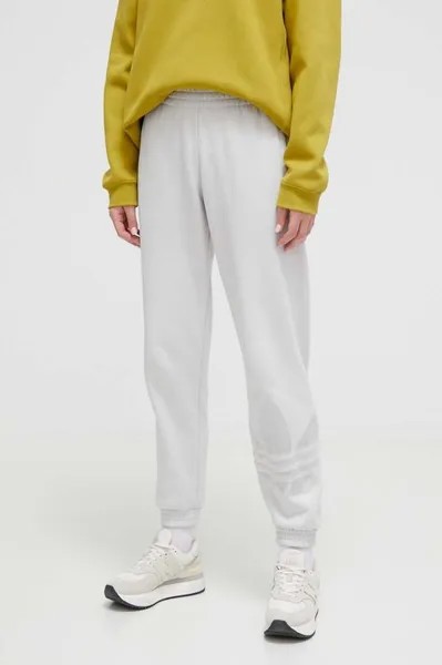 Спортивные брюки из хлопка adidas Originals, серый