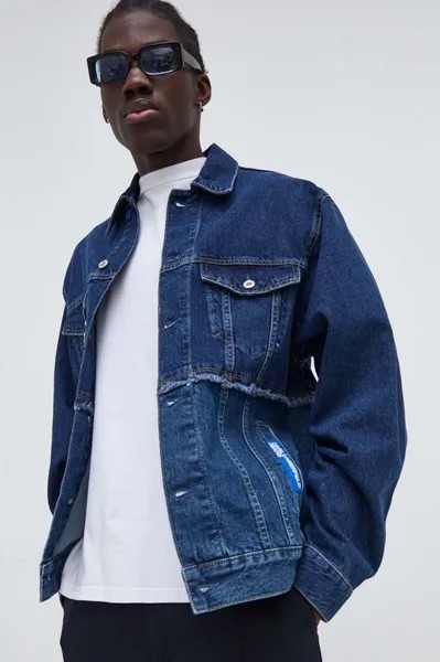 Джинсовая куртка Karl Lagerfeld Jeans, темно-синий