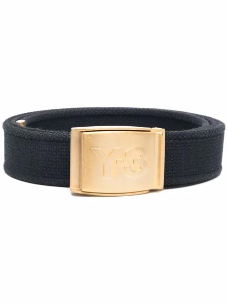 Yohji Yamamoto Pre-Owned текстильный ремень 2000-х годов с логотипом