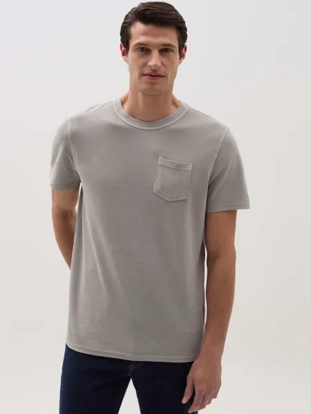 Футболка из пике с карманом Ovs, цвет light grey