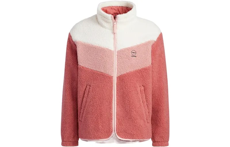 Бархатная куртка унисекс красного цвета Adidas Neo, красный