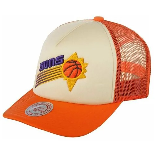 Бейсболка MITCHELL NESS арт. 5HSSSH21323-PSUOFWH Phoenix Suns NBA (бежевый / оранжевый), размер ONE