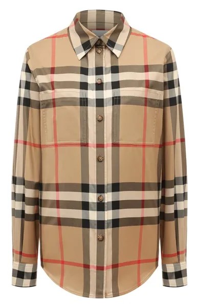 Хлопковая рубашка Burberry