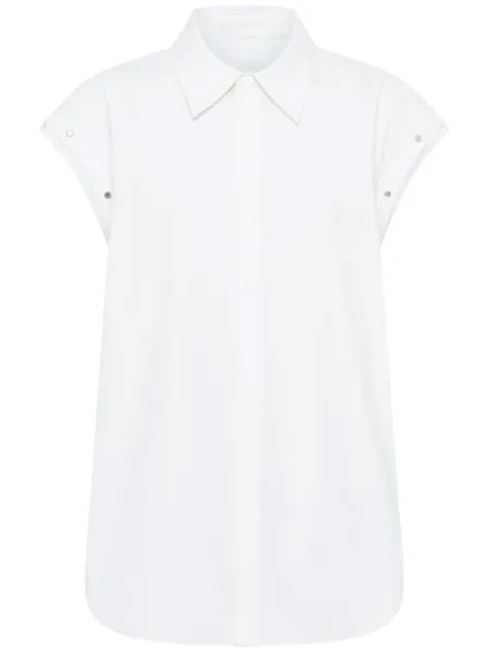 Dion Lee рубашка без рукавов с люверсами, белый